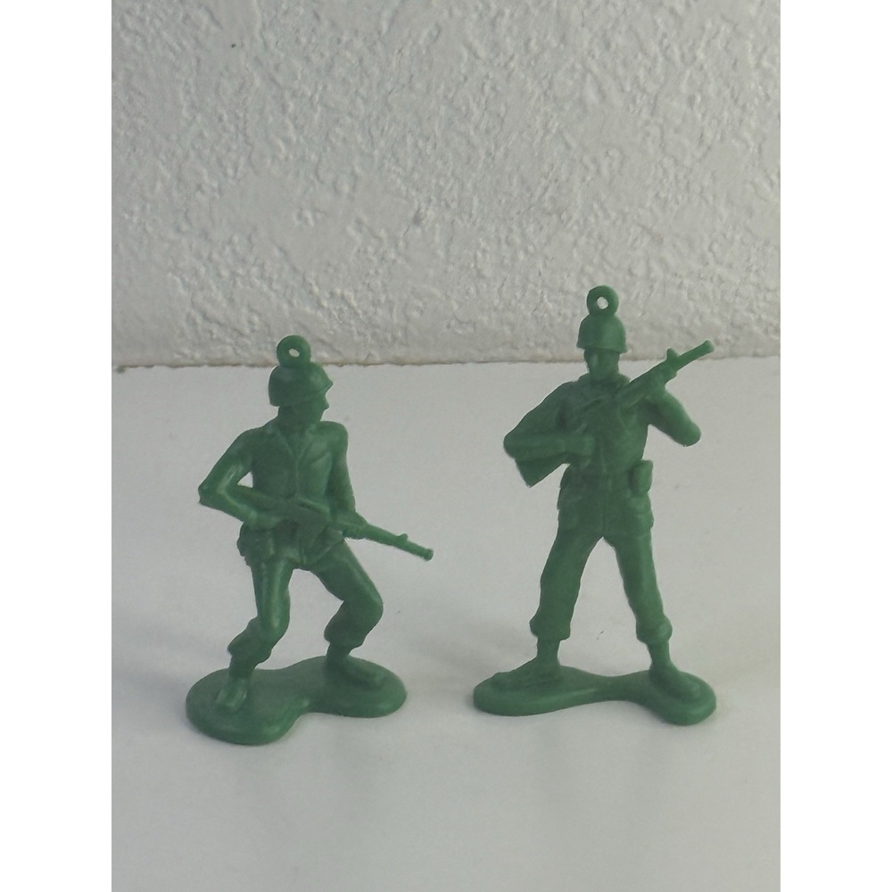 Toy Story 4 Green Army Man Loose 2.25" Parachute Figure Thinkway Toys Lot Of 2